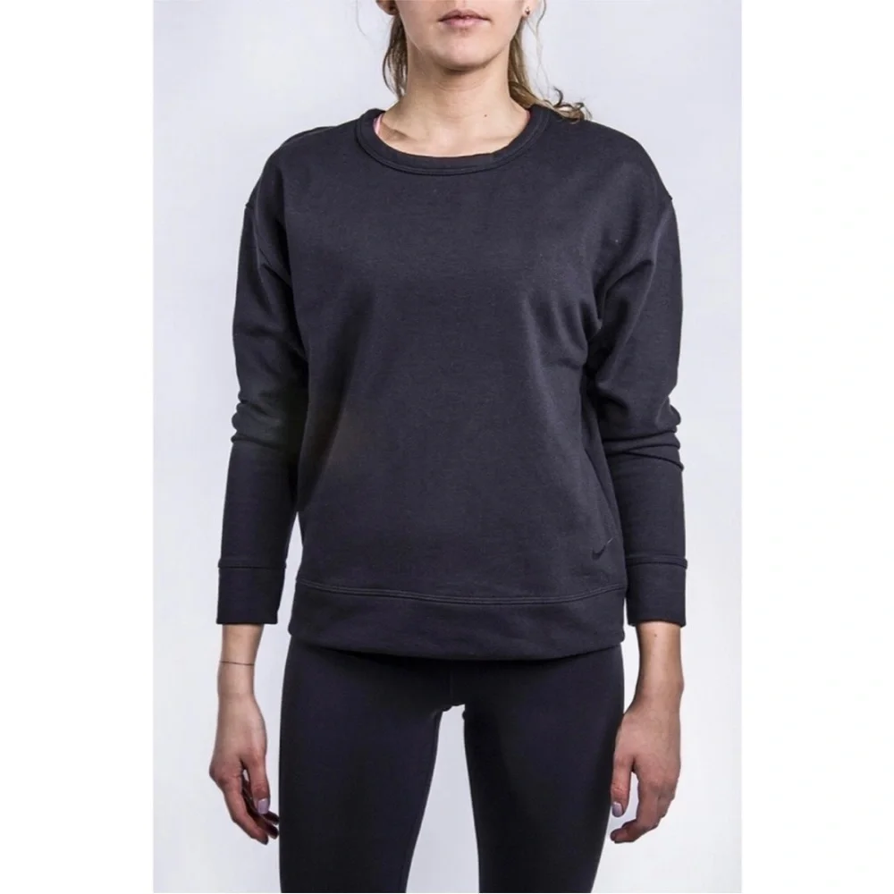 Nike Black Open Back Sweatshirt XS